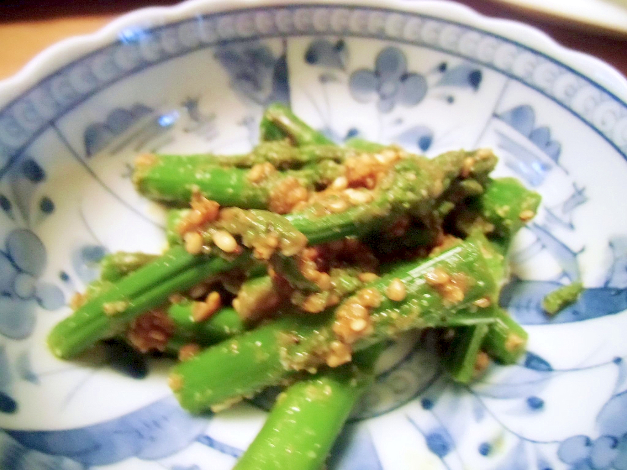 アスパラガスの胡麻和え レシピ 作り方 By Miashimatora 楽天レシピ