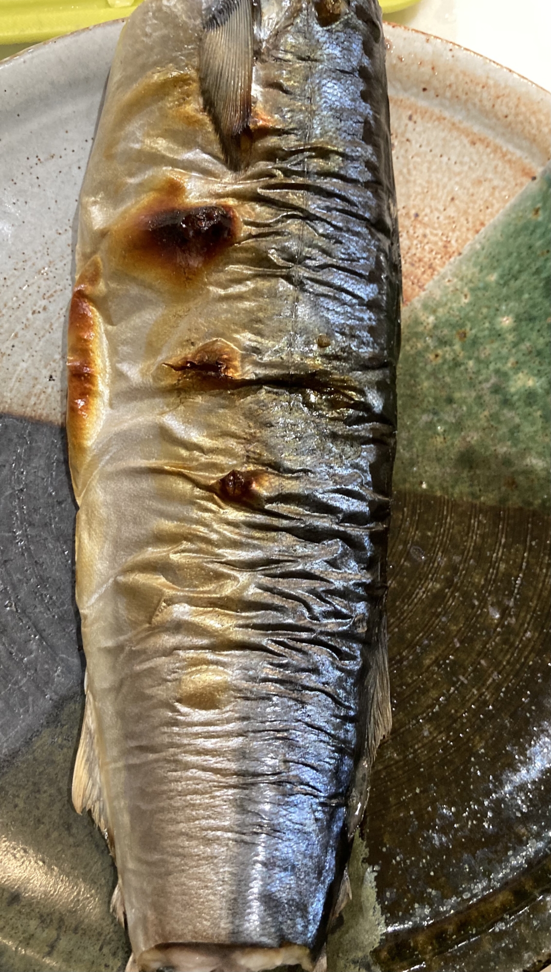 鯖フィレーのごま油風味のオーブン焼き