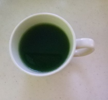 ミルクなしのシンプル抹茶ラテ