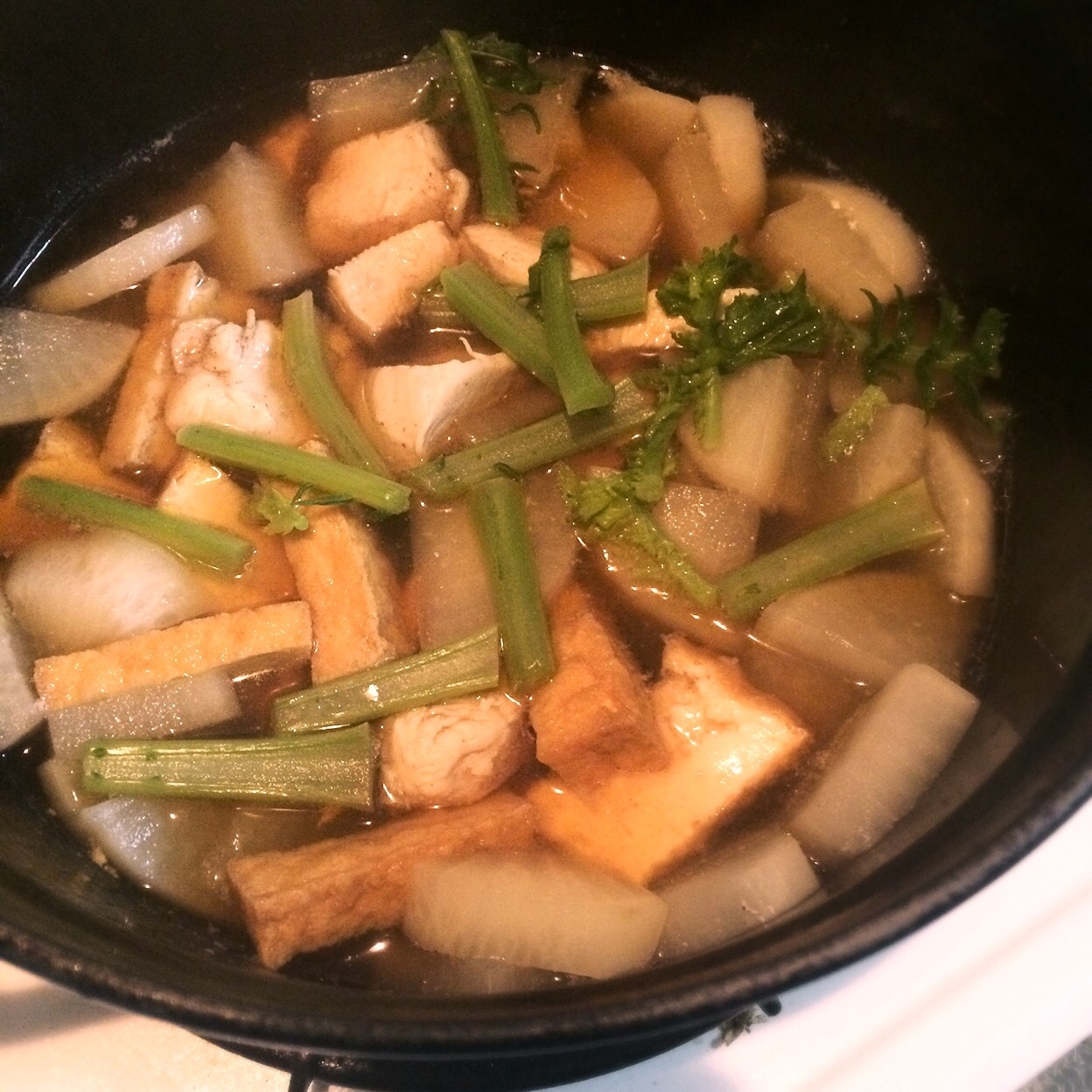 大根と鶏肉の生姜煮