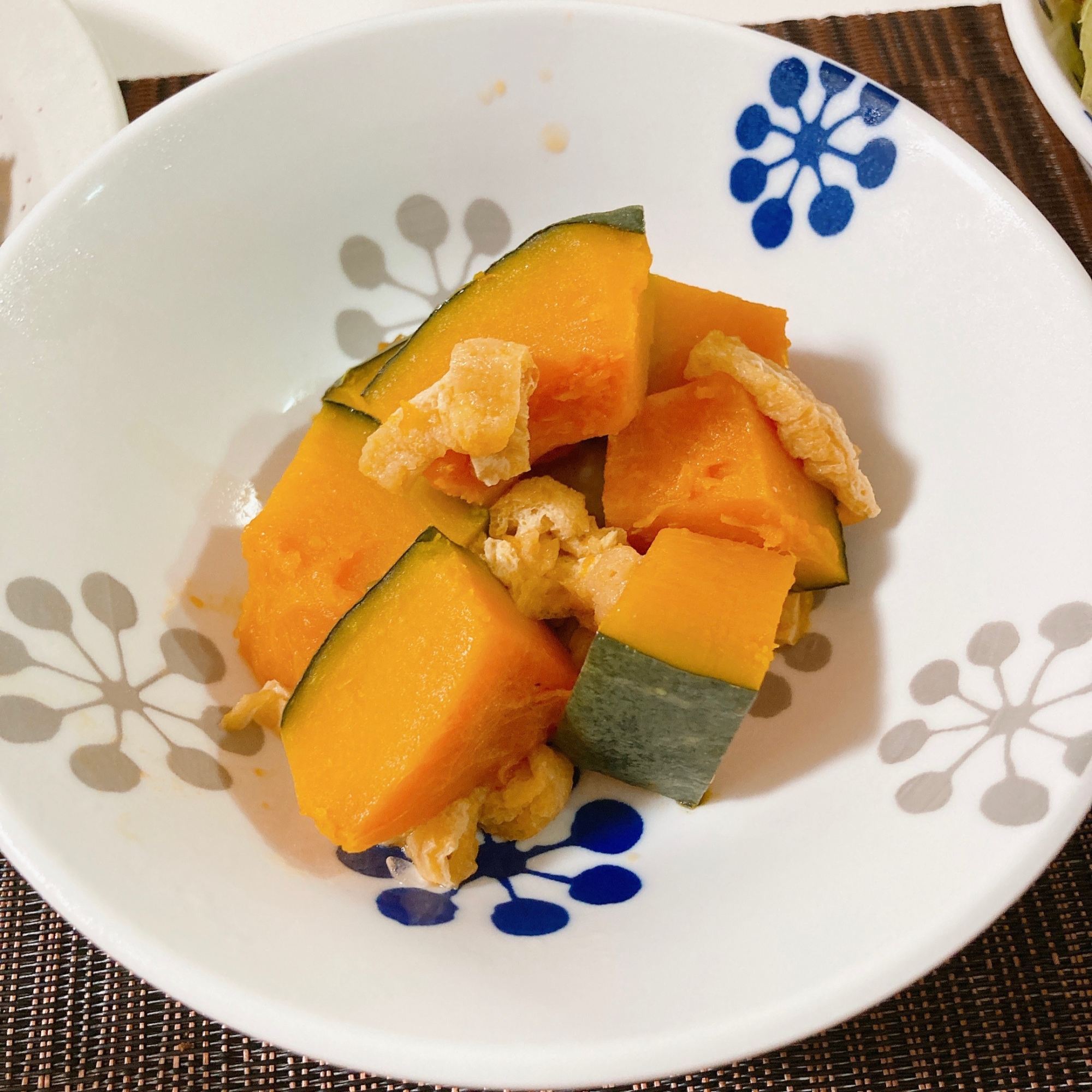 かぼちゃと油揚げの煮物