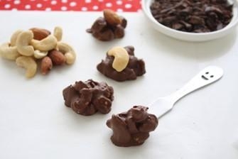 残ったチョコレートで簡単おつまみ!ナッツチョコ