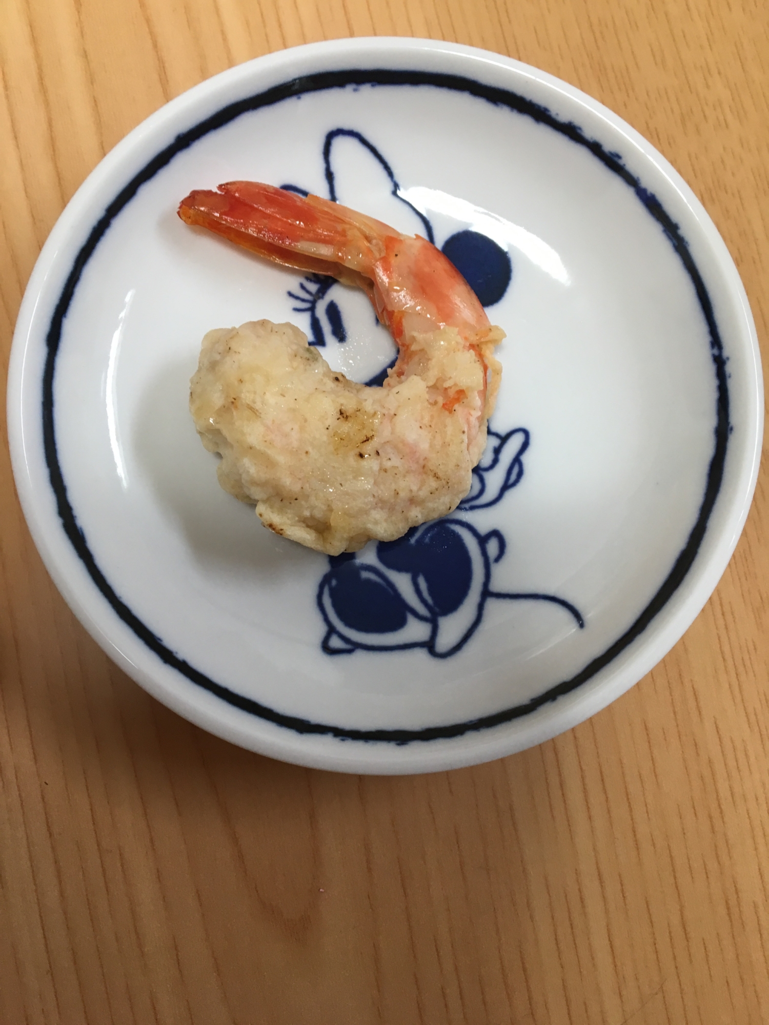 有頭海老の天ぷら(^ ^)