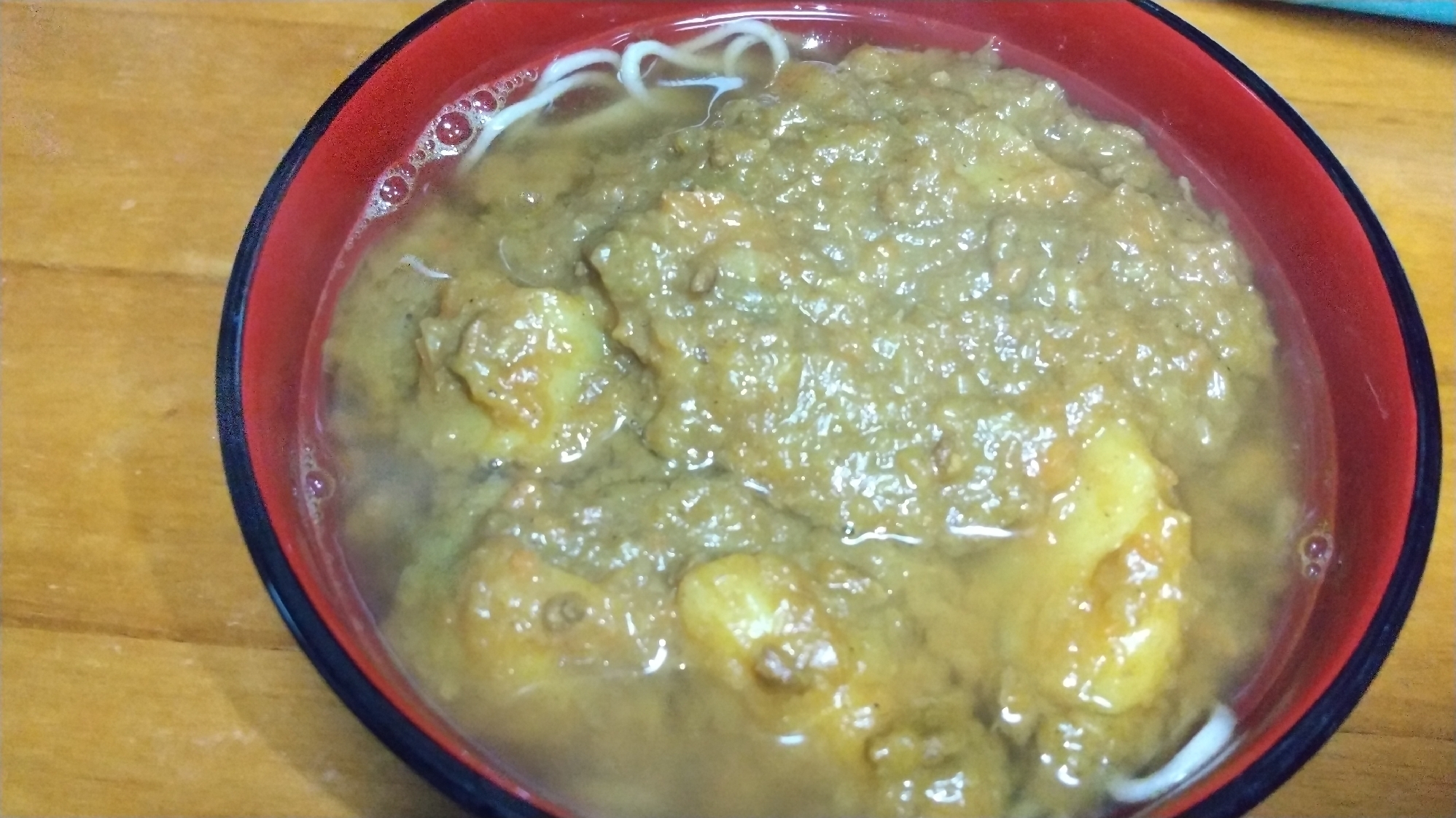 お手軽！カレー蕎麦