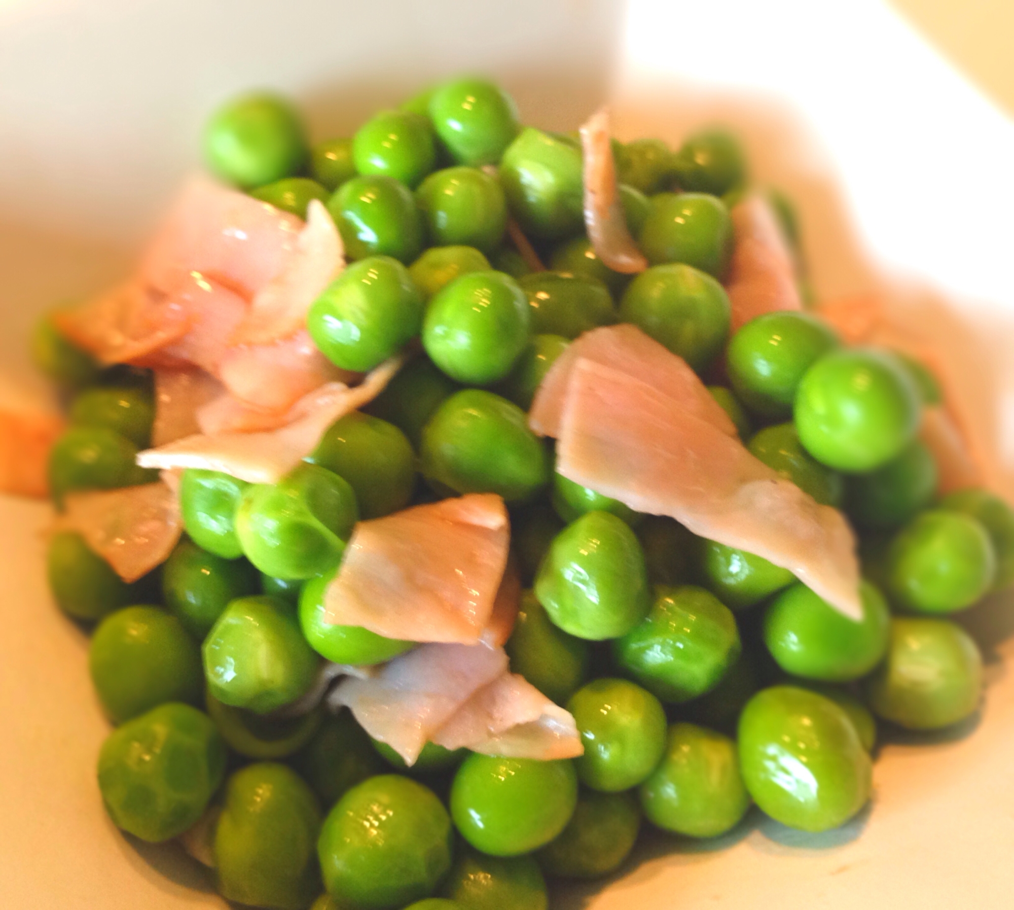 グリーンピースとハムのバター炒め レシピ 作り方 By Erika3362 楽天レシピ