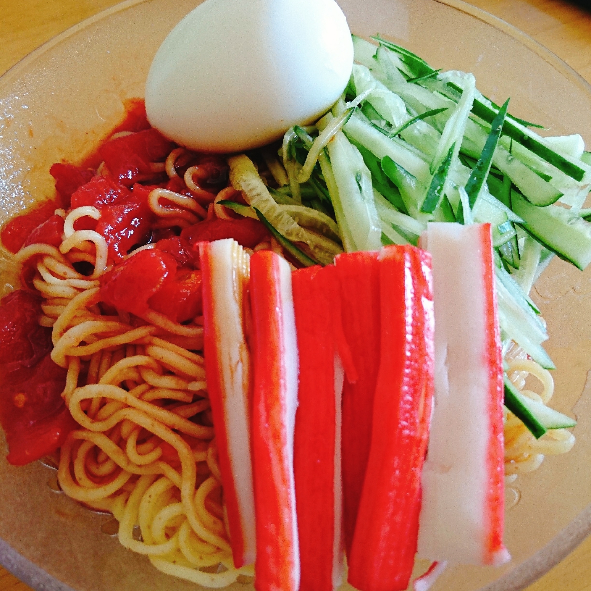 トマト缶で冷やし中華