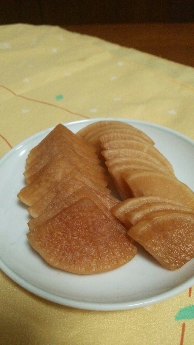 冷蔵庫で寝かせるだけの大根の味噌漬け