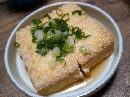 めんつゆで楽チン揚出し豆腐