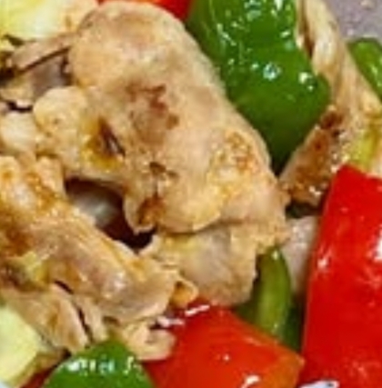 ➿豚肉と野菜の生姜味噌炒め➿