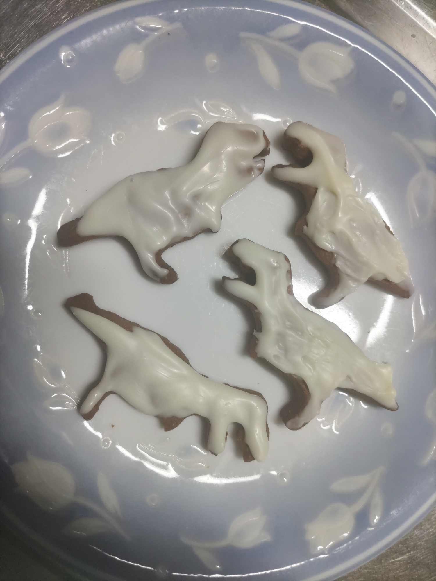 ホワイトチョコがけ米粉のココアクッキー