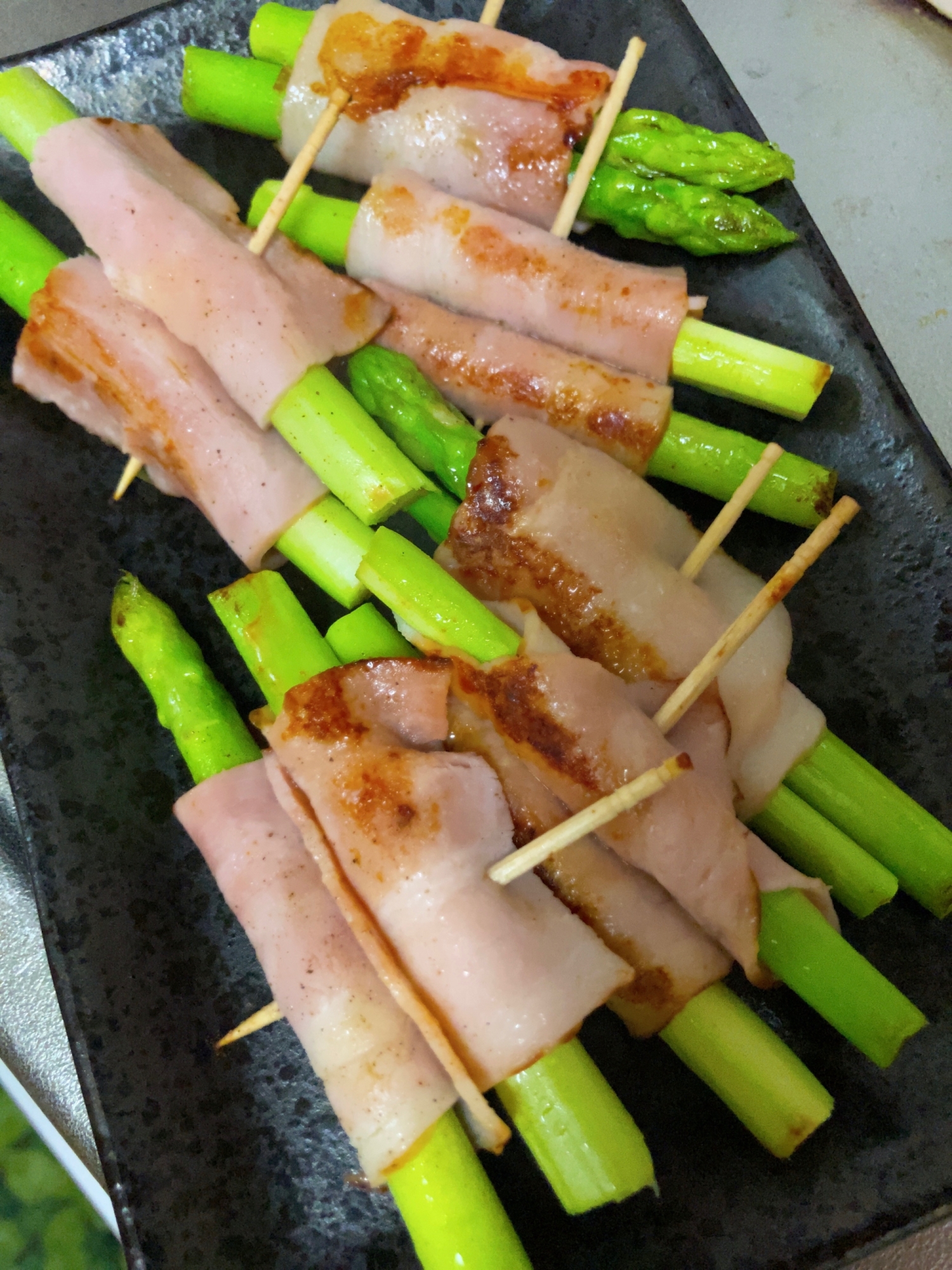 おつまみに！アスパラベーコン巻き