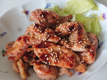 【おかず】鶏肉とピーマンの甘酢煮