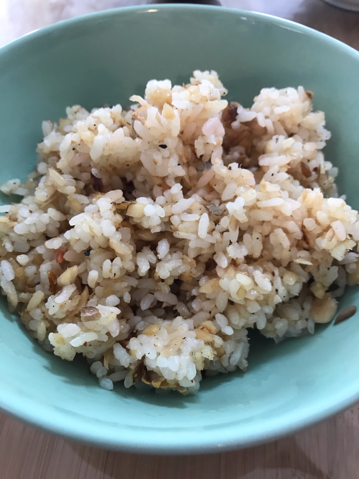 ホッケの梅肉チャーハン