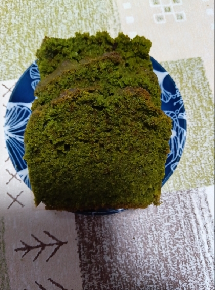濃い抹茶のパウンドケーキ☆18㎝標準型使用