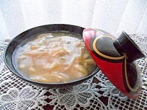 もやしの味噌汁