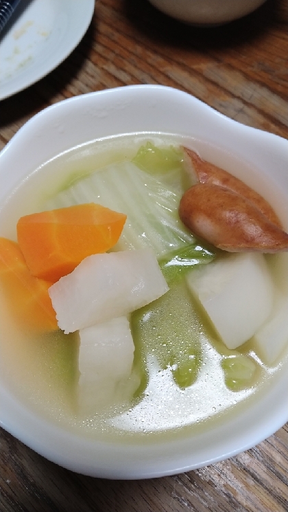 冬野菜でポトフ！白菜と大根の簡単ポトフ