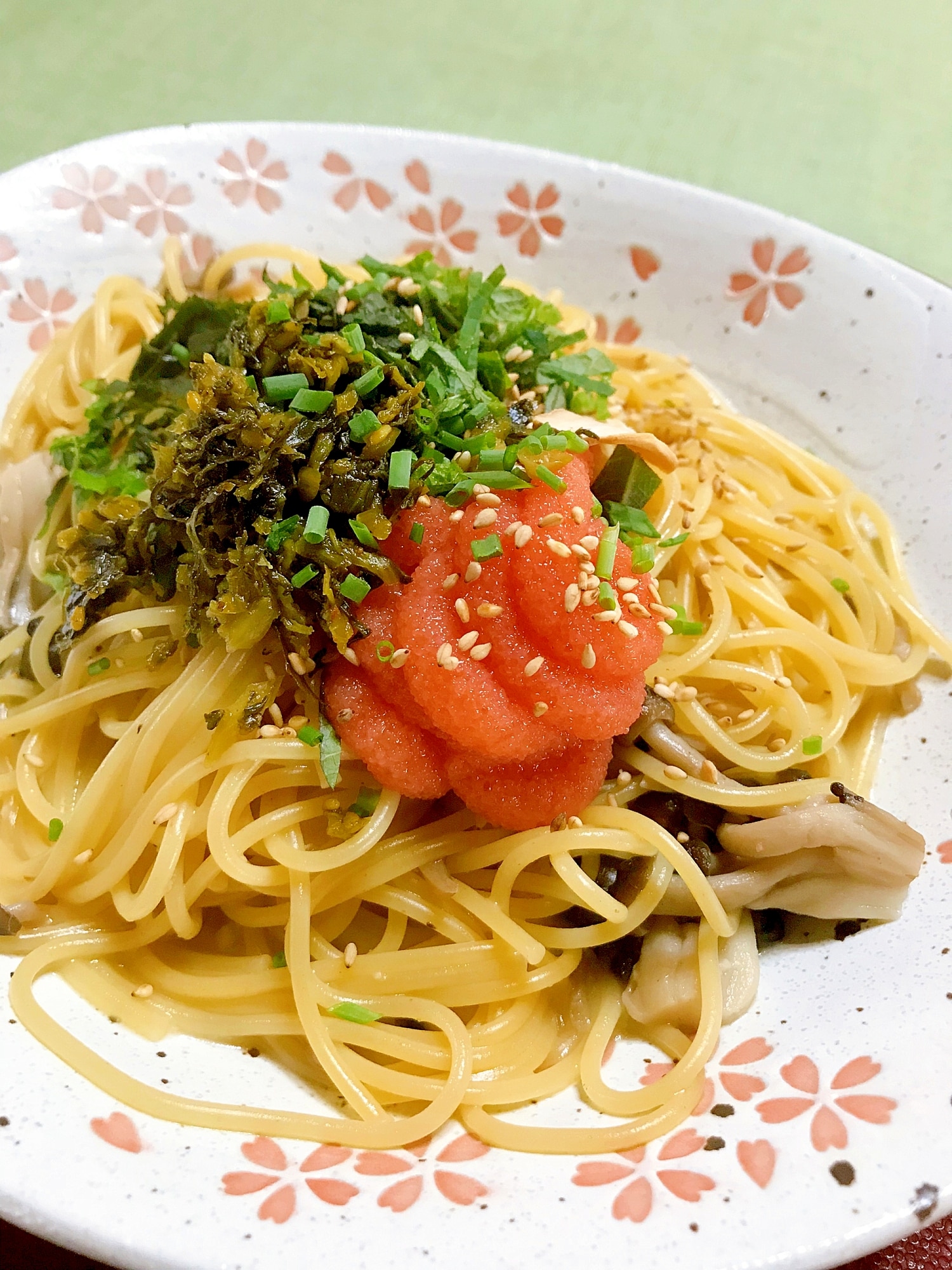 フライパン パスタ 販売 しめじと明太子の和風