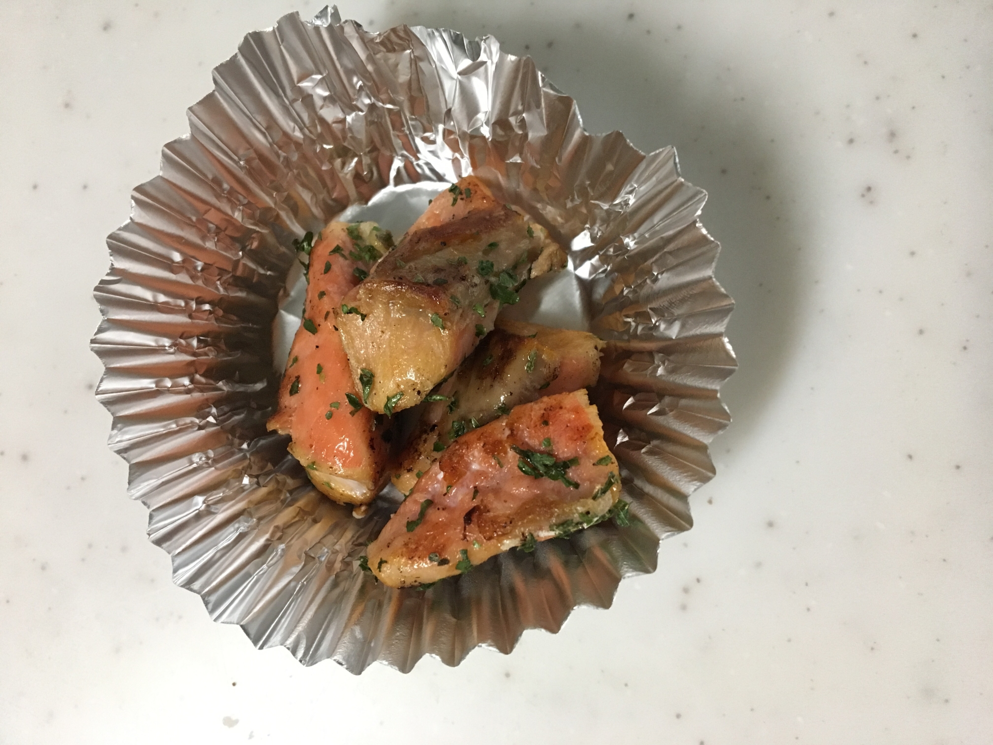 お弁当に 鮭のあらのパセリ焼き レシピ 作り方 By Xmickyx 楽天レシピ お弁当に 鮭のあらのパセリ焼き レシピ 作り方 By Xmickyx 楽天レシピ