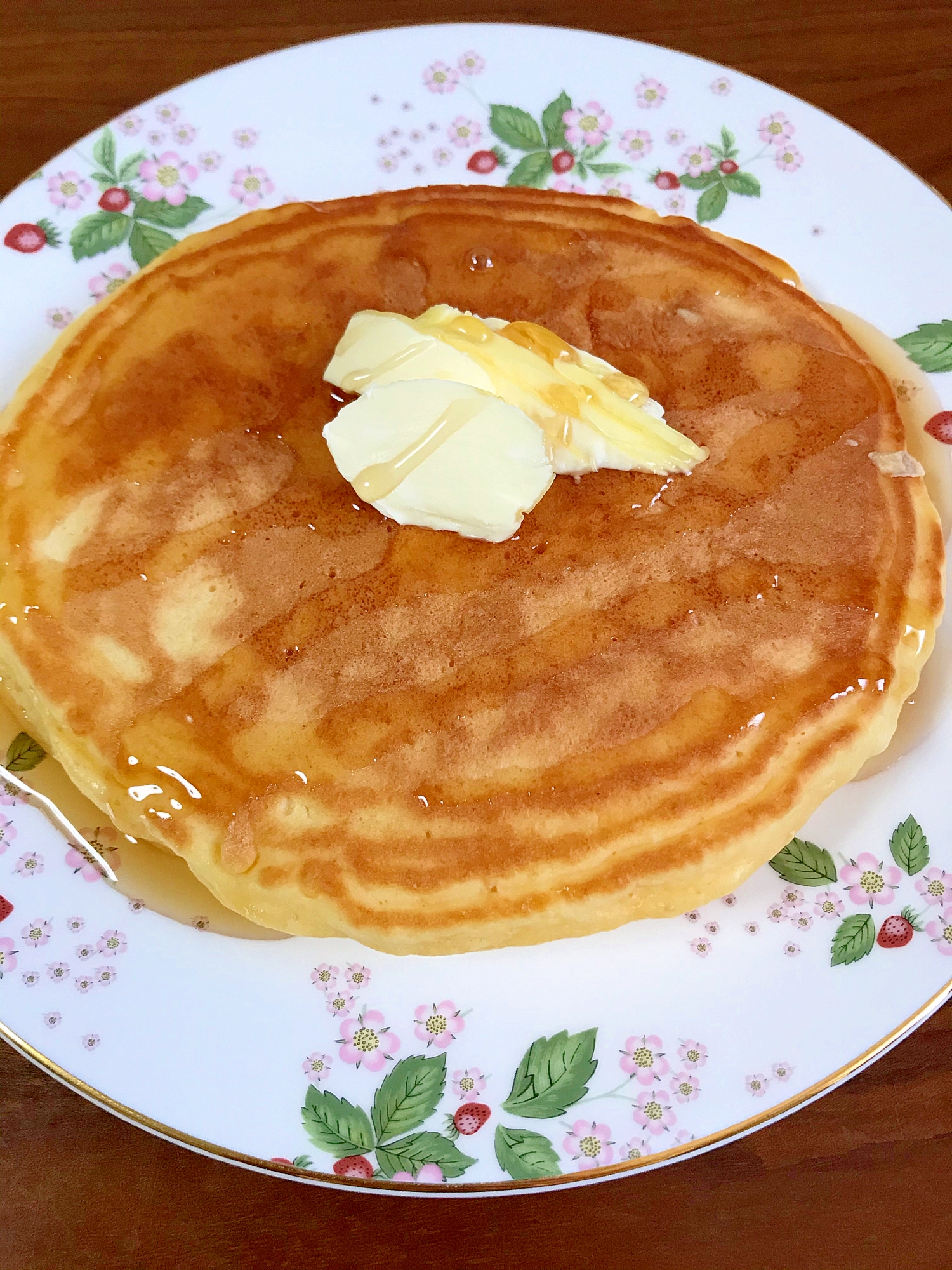ほんのり紅茶味のロイヤルミルクティーホットケーキ レシピ 作り方 By 水玉模様 楽天レシピ