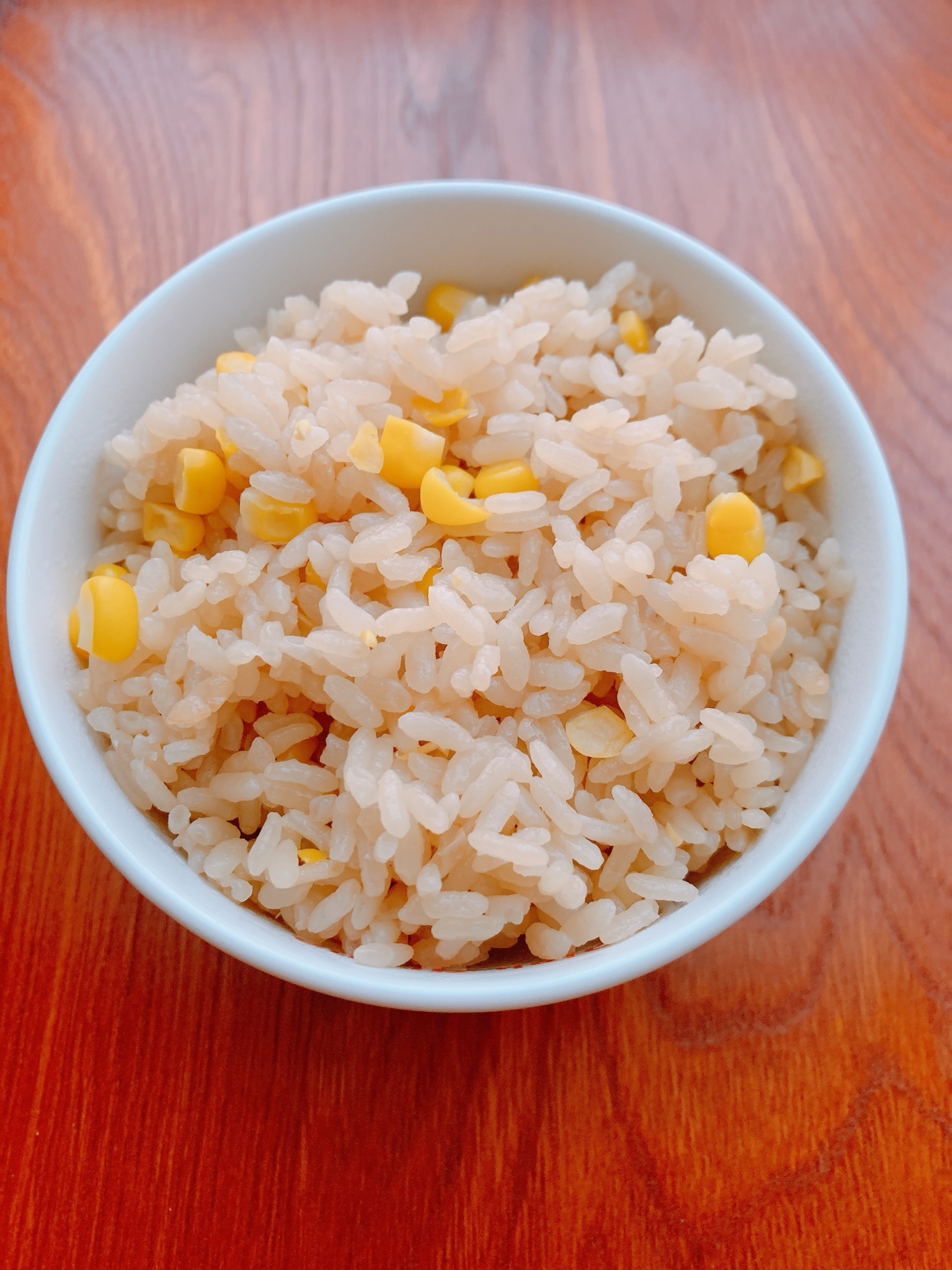 バター醤油♪とうもろこし炊き込みご飯