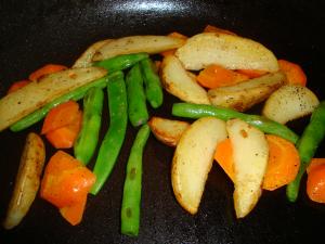 野菜のつけあわせ ステーキに レシピ 作り方 By Mayachka 楽天レシピ