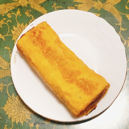 ベーコンとミックスベジタブル入のオムレツ風卵焼き