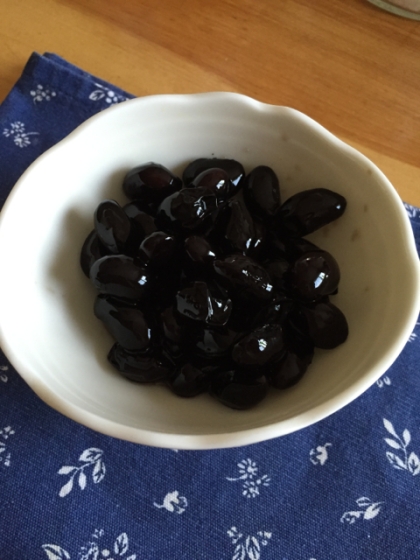 簡単黒豆
