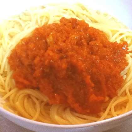 シンプルなトマトスパゲティ