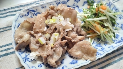 豚タンのニンニクごま油焼き