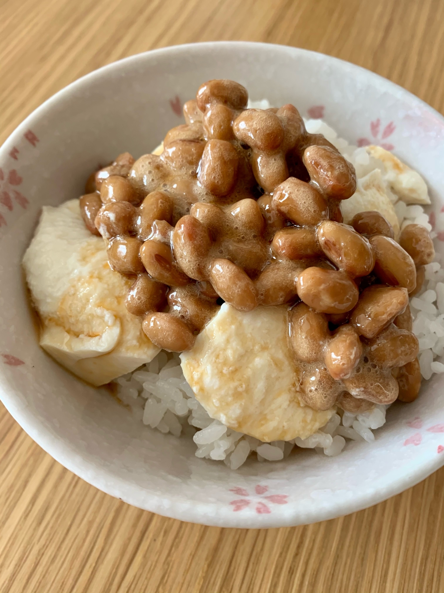 ＊豆腐納豆のっけ丼＊