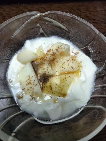 美活しましょᕷ* 桃と甘麹のヨーグルトꕤ୭*