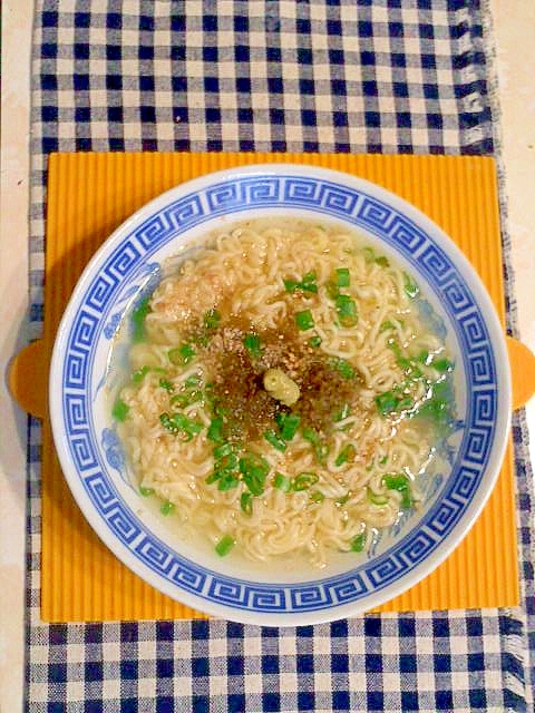 とろろ昆布のラーメン♪