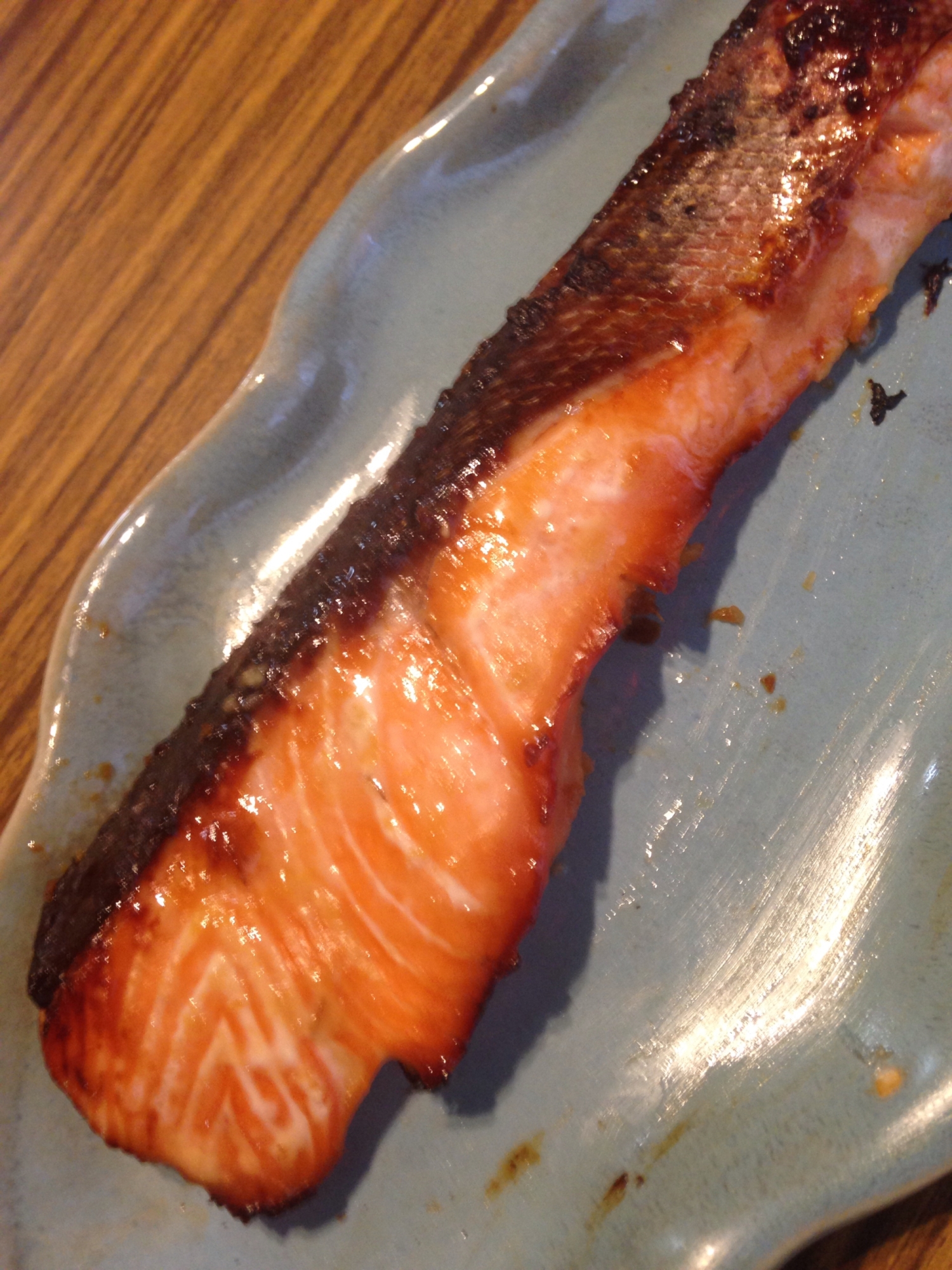 生銀さけの胡麻味噌焼き