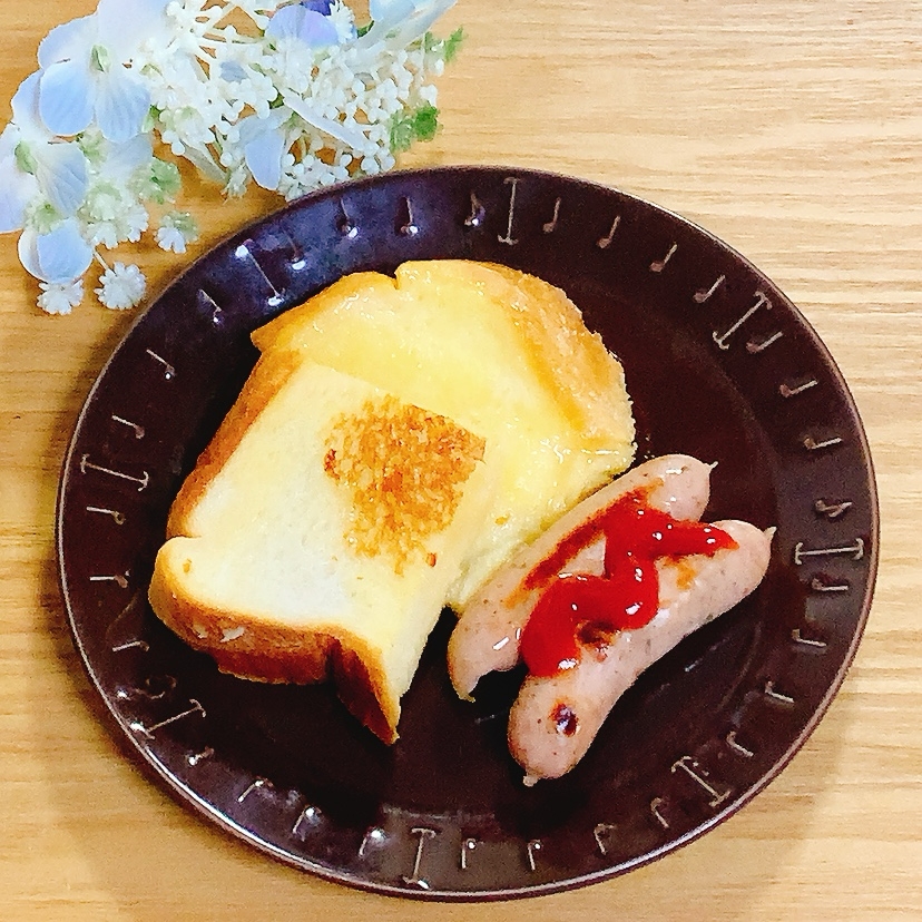 ソーセージ♪フレンチトースト