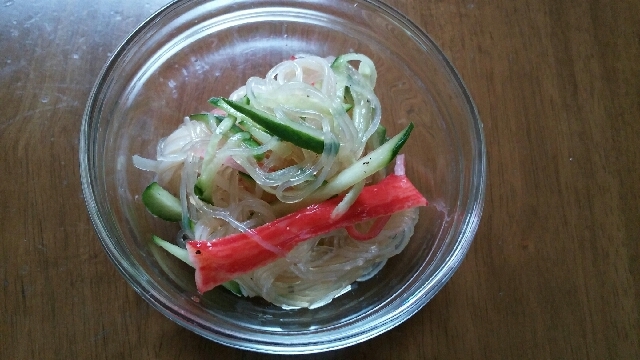 ポン酢で中華風春雨サラダ