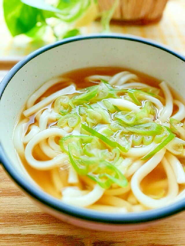 長ネギたっぷり♪あんかけうどん