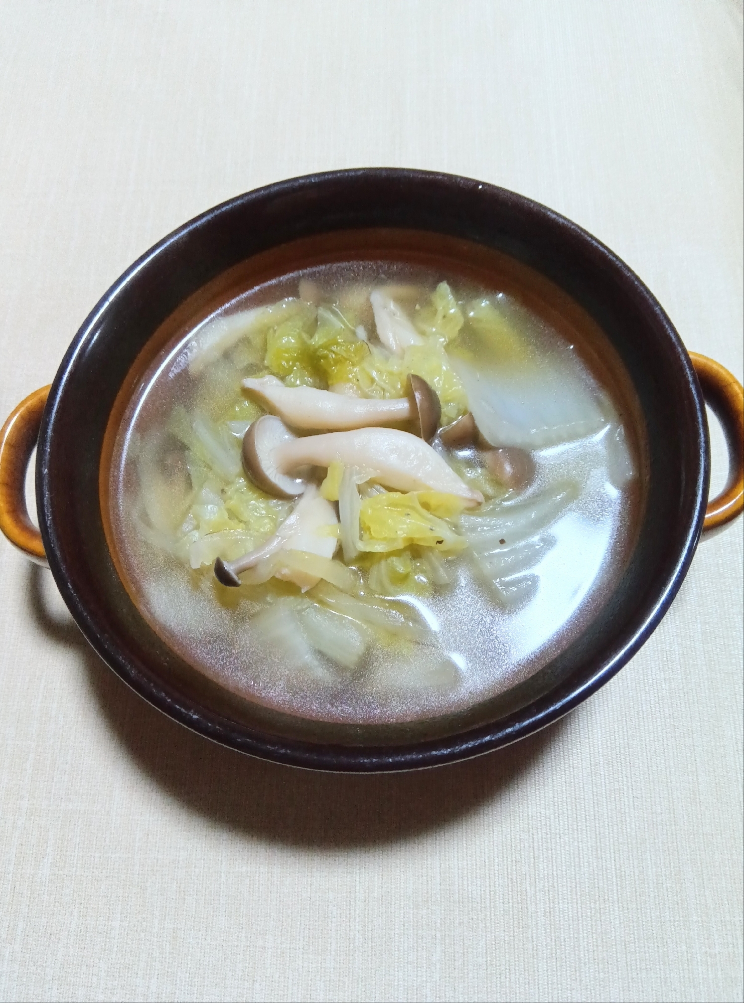 白菜たっぷりスープ