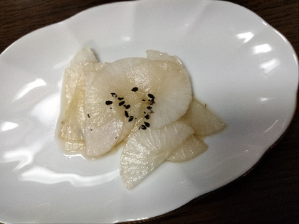 大根の醤油蜂蜜漬け