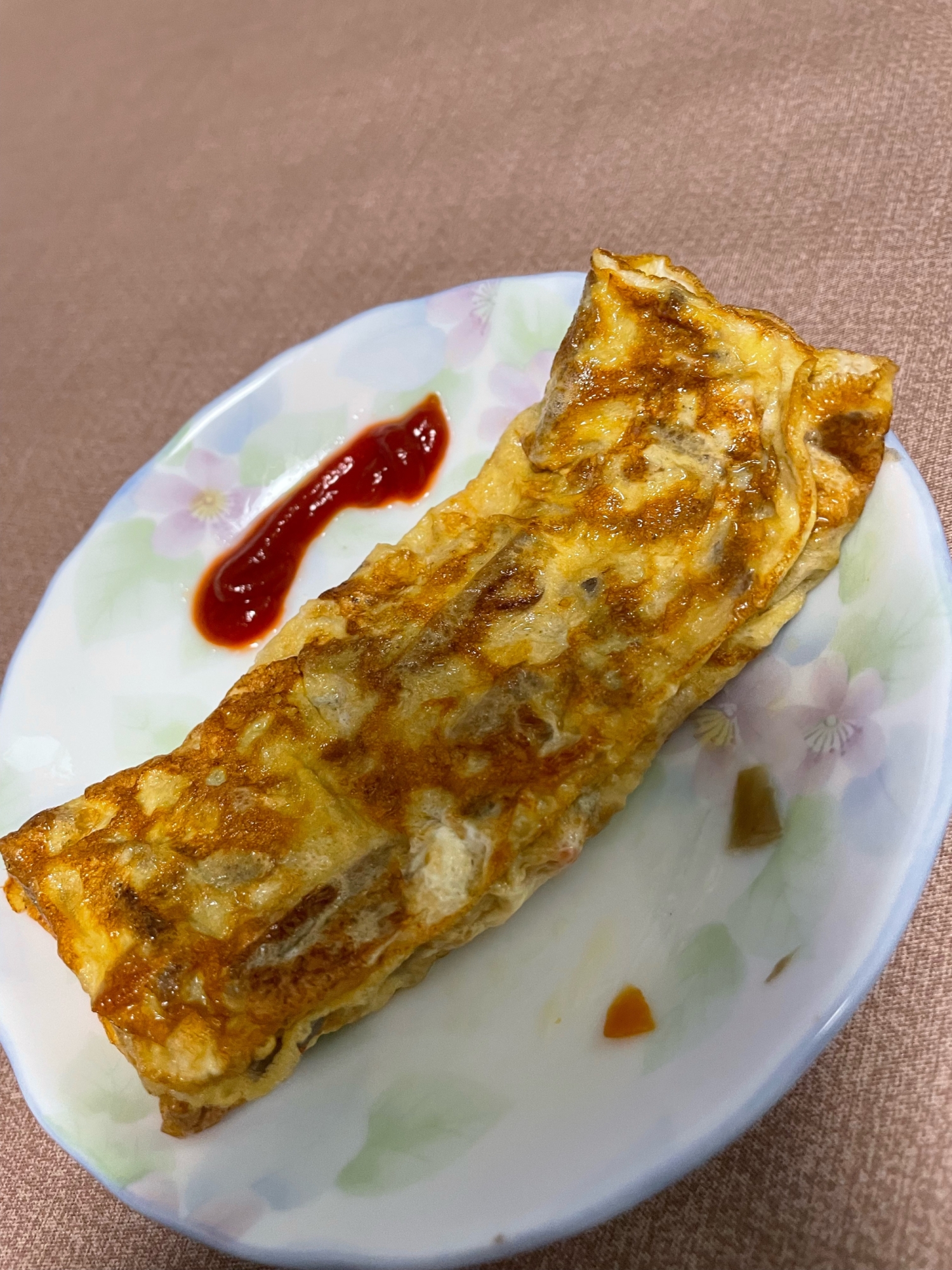 きんぴらごぼうのリメイク卵焼き