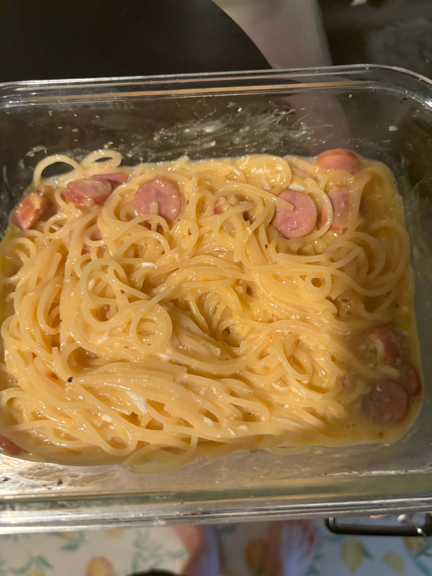 レンジでぺぺたま