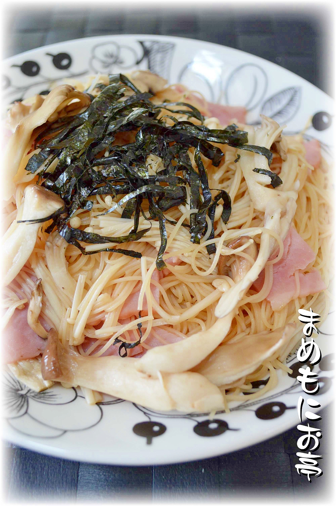 レンジで簡単！きのことベーコンの☆バタービーフン