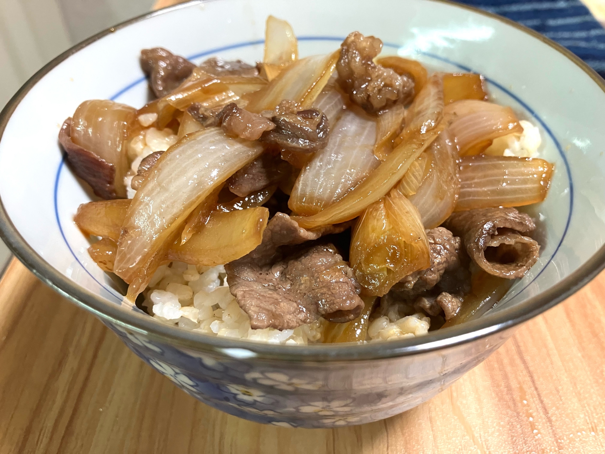 すき焼き風牛丼