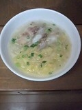 白菜と豚パイカの中華スープ