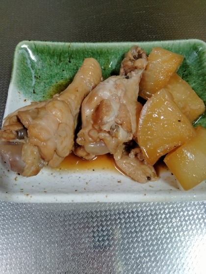 鶏手羽元と大根のさっぱり煮