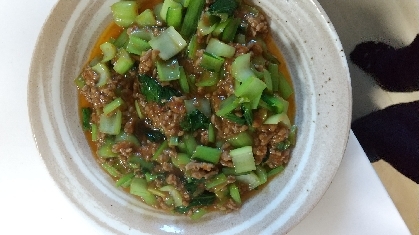 小松菜とえのきのピリ辛炒め