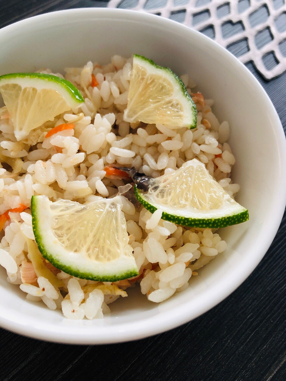 レモン香る☆秋鮭の炊き込みご飯