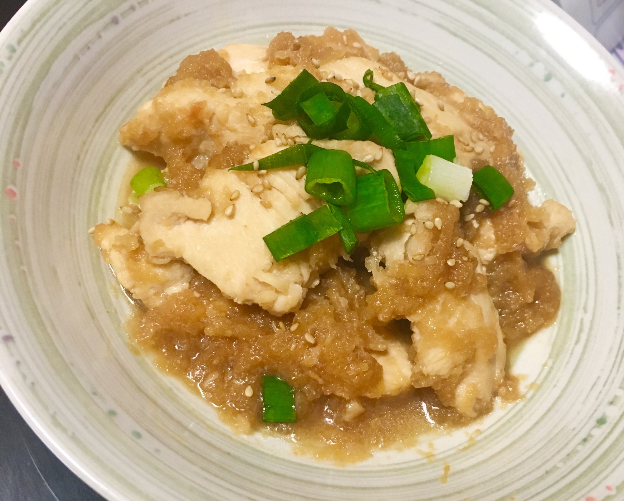 鶏胸肉のみぞれ煮