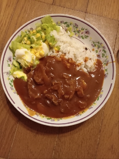 豚こま肉でも美味❤芋抜きハヤシライス♪（ダシダ）