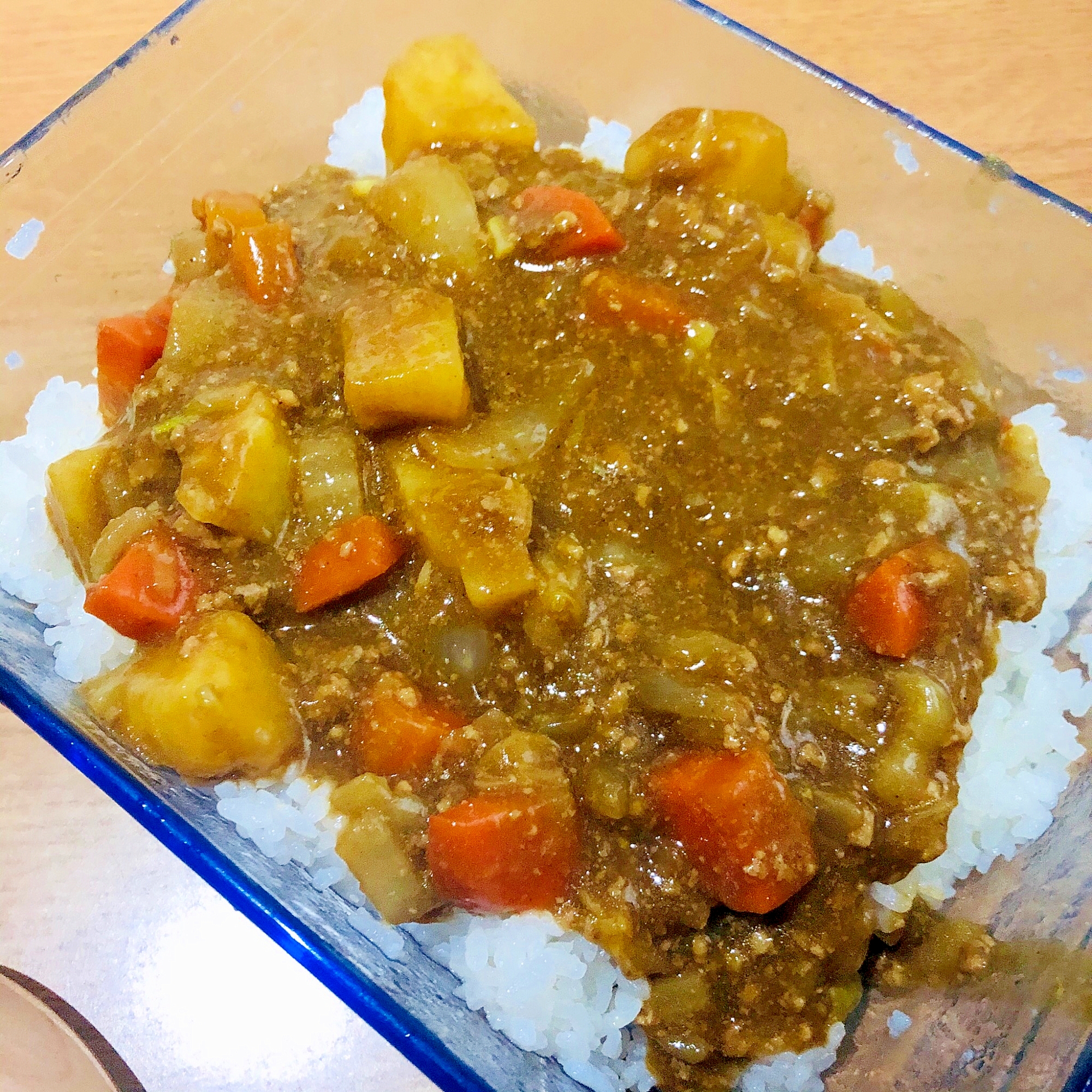 豆腐とひき肉のカレー