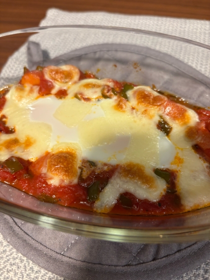 トースターで簡単★卵とろ〜り！フラメンカエッグ